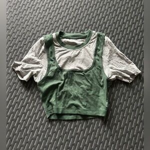 Lululemon cropped tee